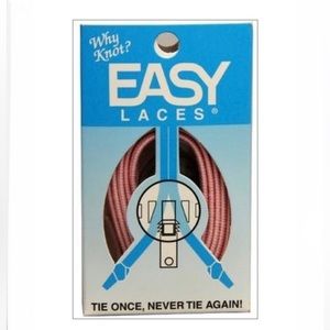 Easy Laces elastic shoe laces, set of two pairs in white